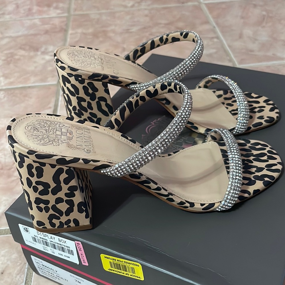 Vince Camuto Cheetah Print Heels Size 7.0 Women’s